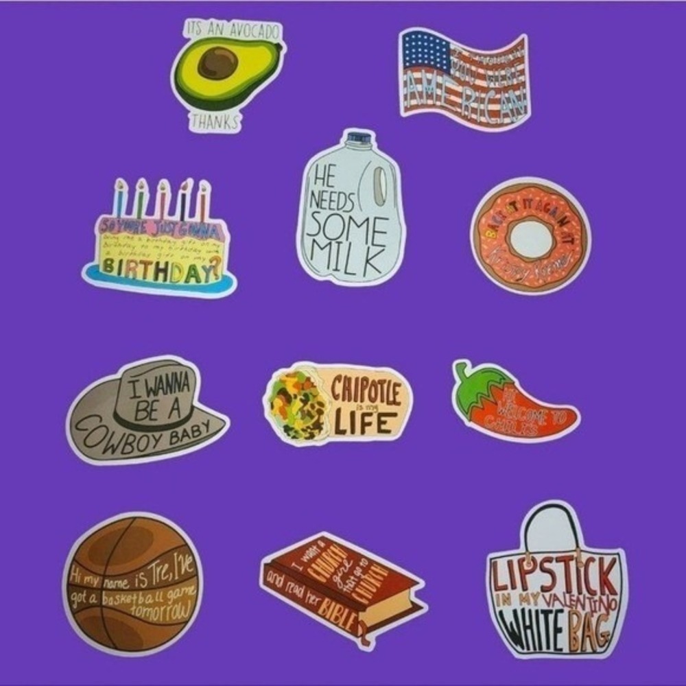 11pc Iconic Viral Meme Vine Quote Sticker Set Multi OS